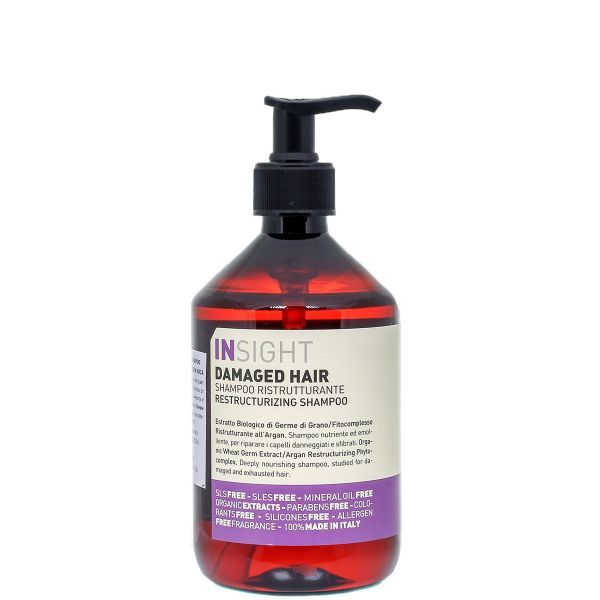 Shampoo for damaged hair "DAMAGED HAIR" INSIGHT 400 ml